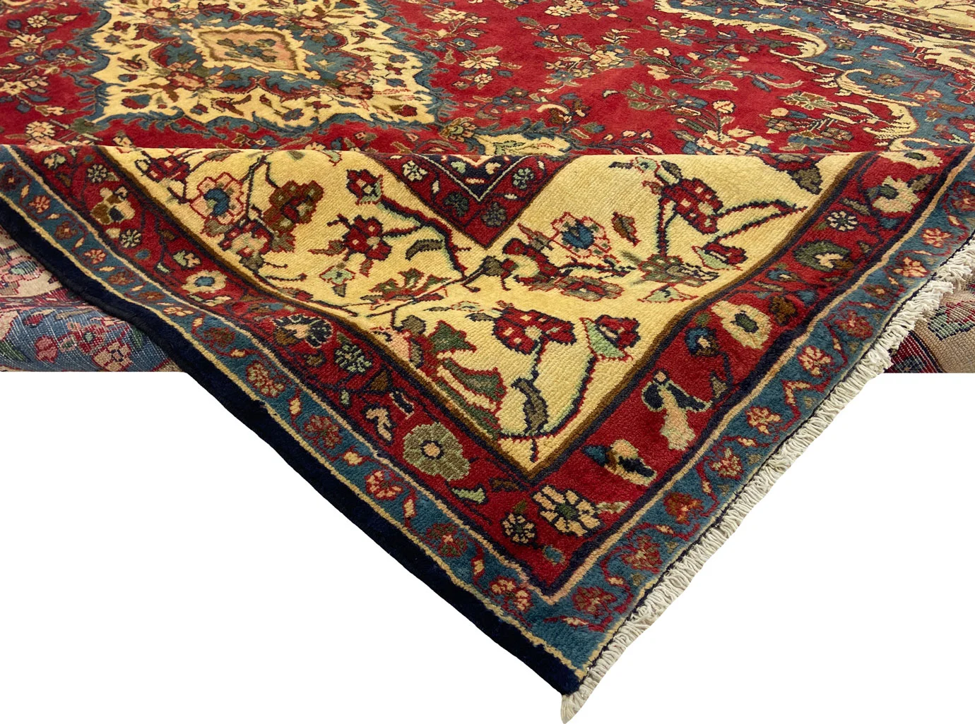 hamadan-teppich-303-x-222-cm-ca-100000-350000-knoten-m-1-4 Perserteppich Hamadan 303 x 222 cm Wolle handgeknüpft