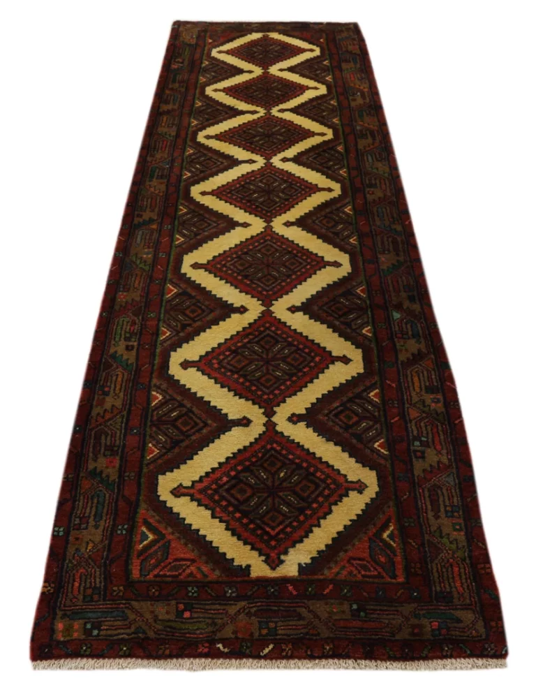 Perserteppich Hamadan 303 x 86 cm Wolle handgeknüpft