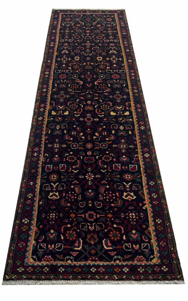 Perserteppich Hamadan 304 x 83 cm Wolle handgeknüpft