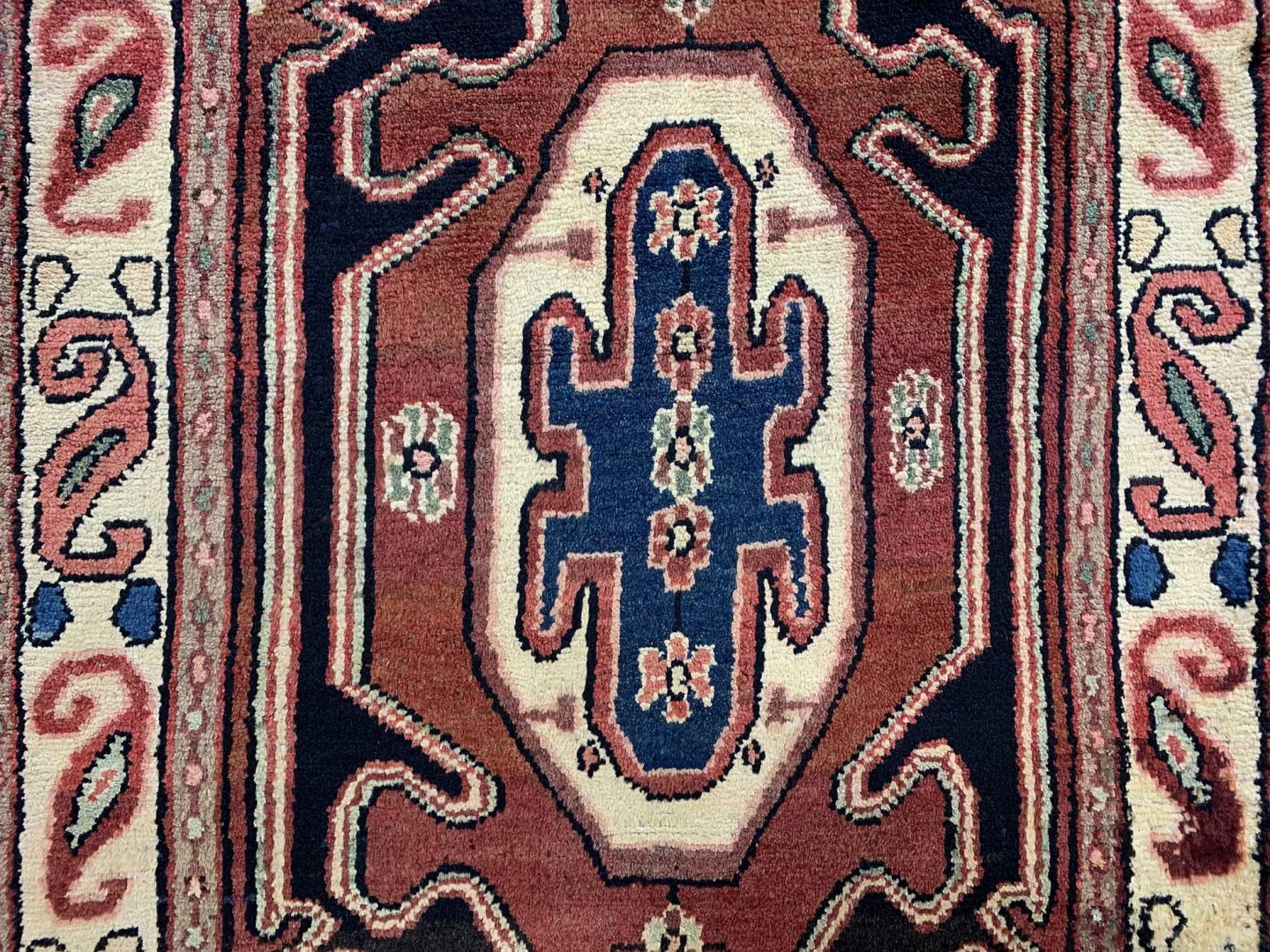 Perserteppich Hamadan 305 x 102 cm Wolle handgeknüpft