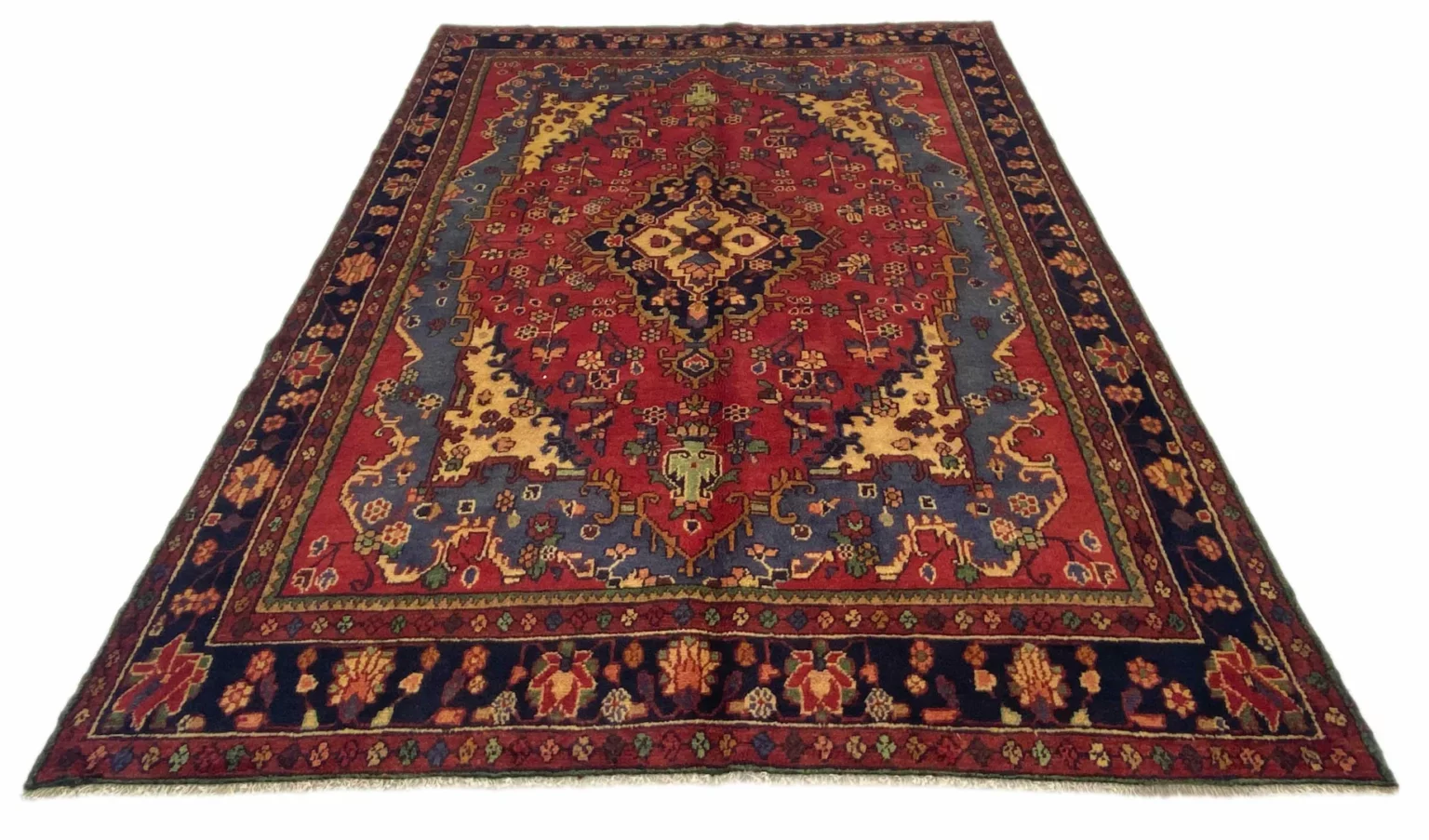 Perserteppich Hamadan 307 x 215 cm Wolle handgeknüpft