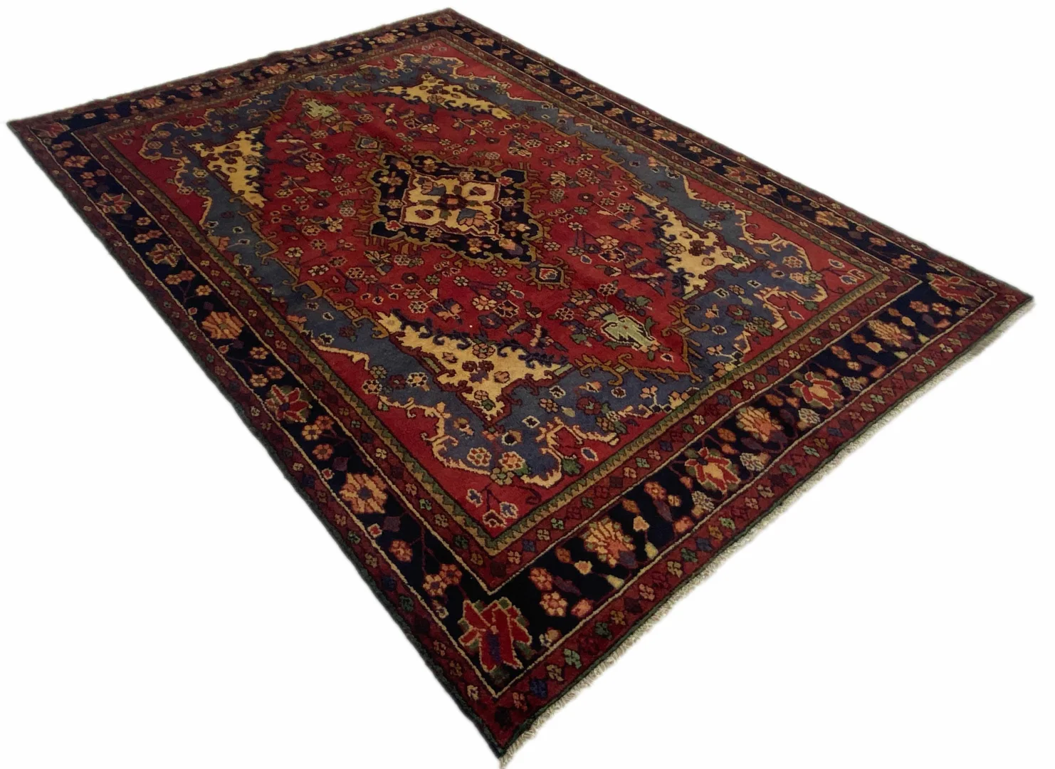 Perserteppich Hamadan 307 x 215 cm Wolle handgeknüpft