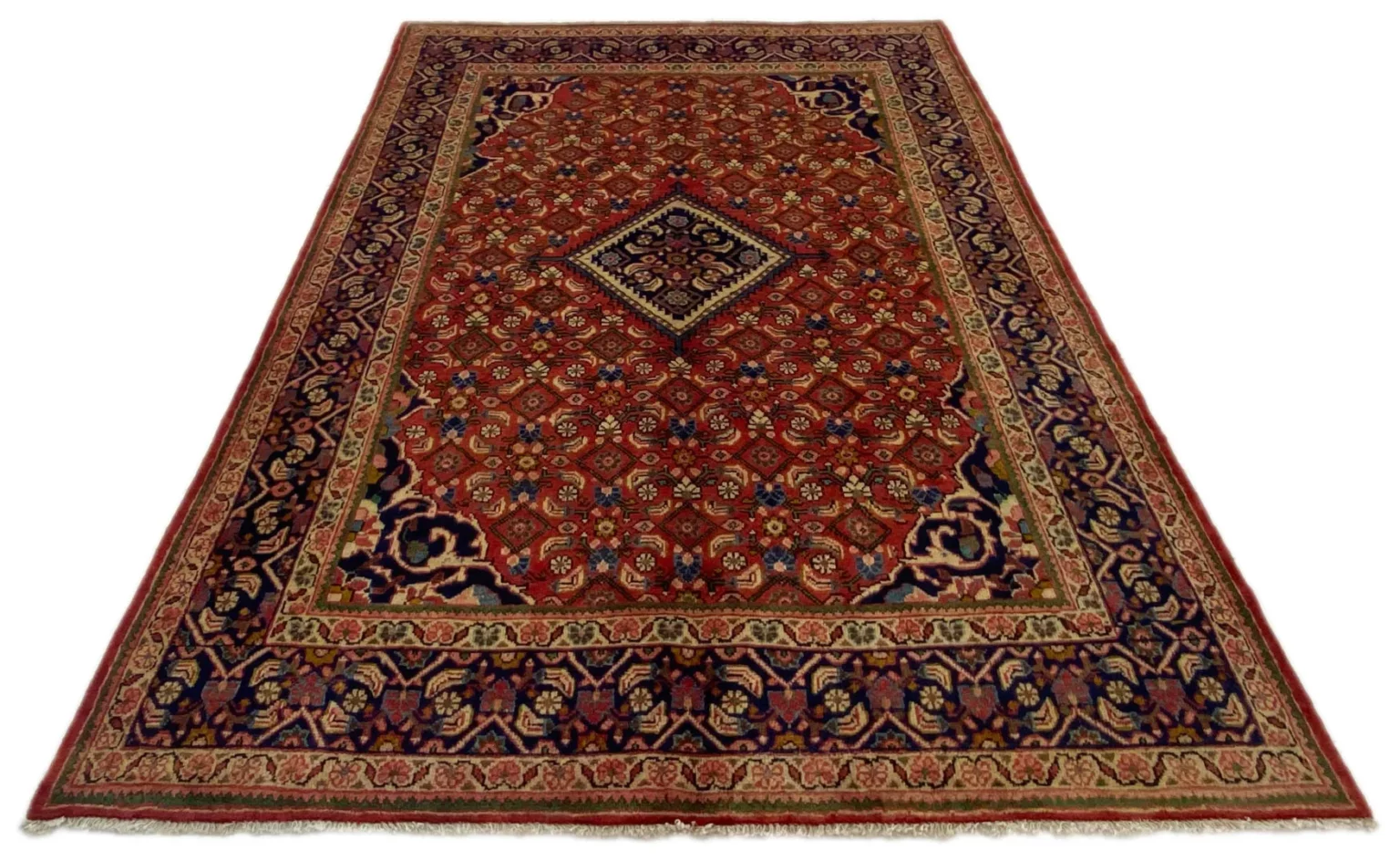 Perserteppich Hamadan 312 x 201 cm Wolle handgeknüpft