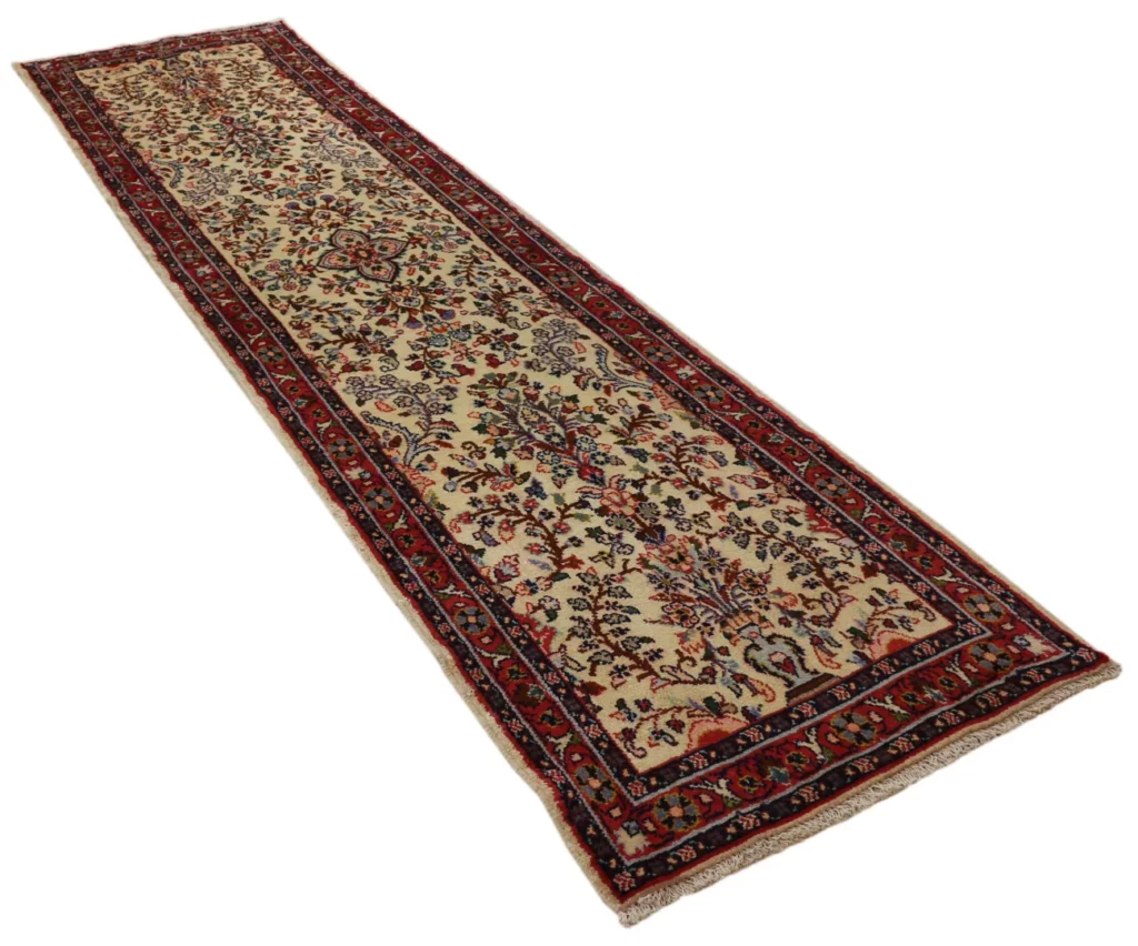 Perserteppich Hamadan 325 x 80 cm Wolle handgeknüpft
