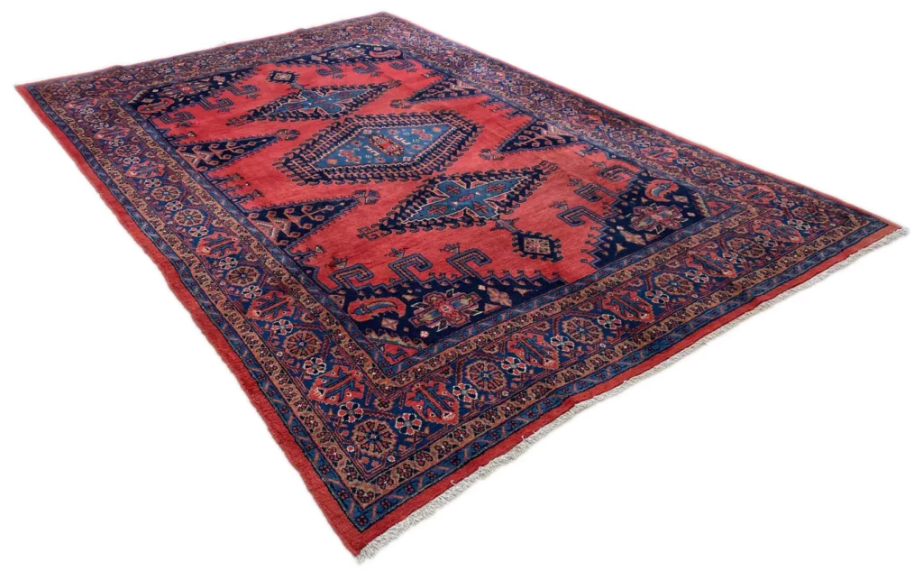hamadan-teppich-365-x-243-cm-knotendichte-100000-350000-knoten-m-1-2 Perserteppich Hamadan 365 x 243 cm Wolle handgeknüpft