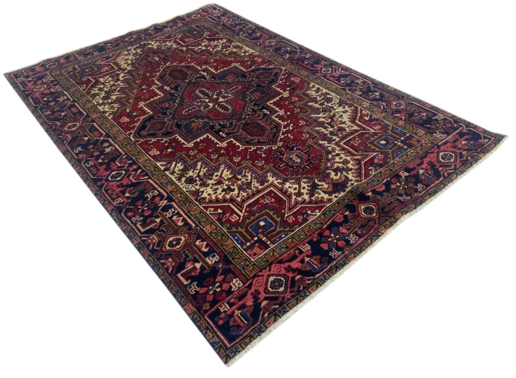 Perserteppich Heriz 277 x 195 cm Wolle handgeknüpft