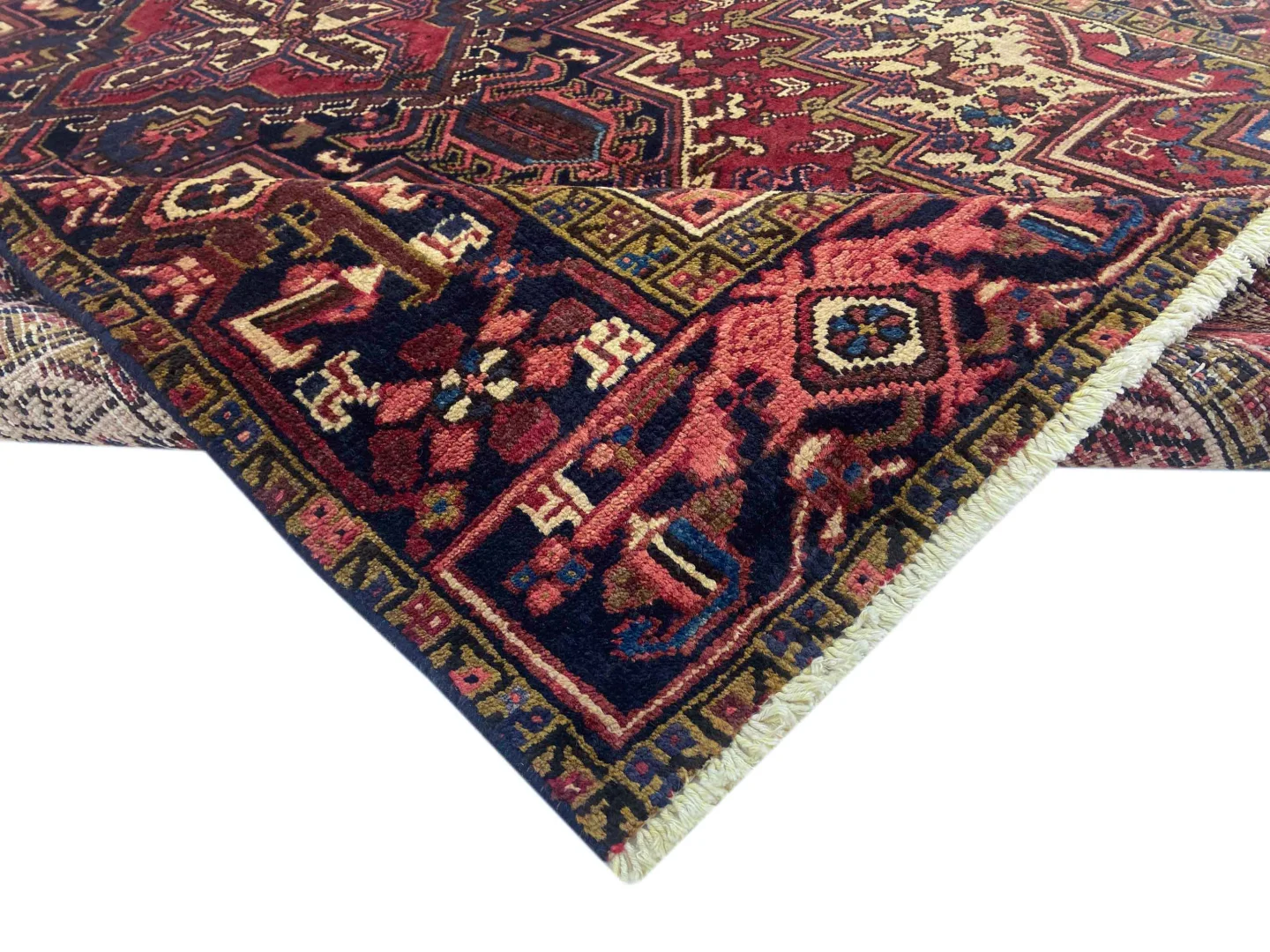 Perserteppich Heriz 277 x 195 cm Wolle handgeknüpft