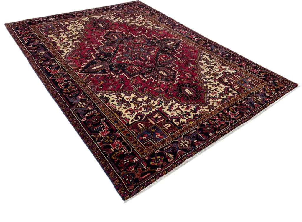 Perserteppich Heriz 302 x 220 cm Wolle handgeknüpft