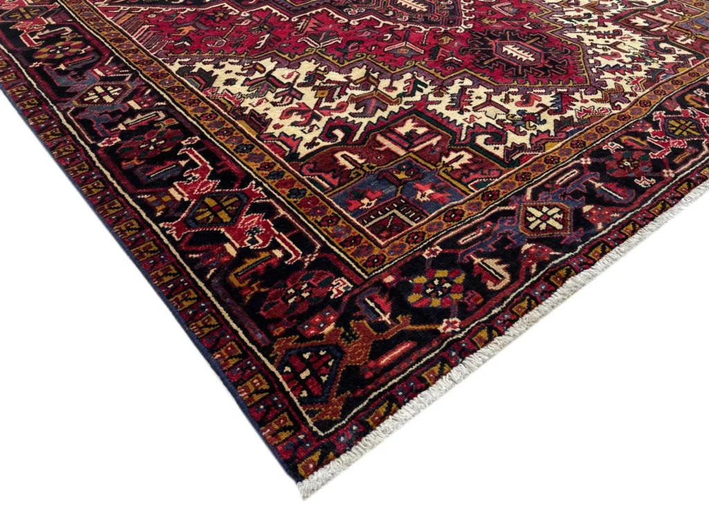 Perserteppich Heriz 302 x 220 cm Wolle handgeknüpft
