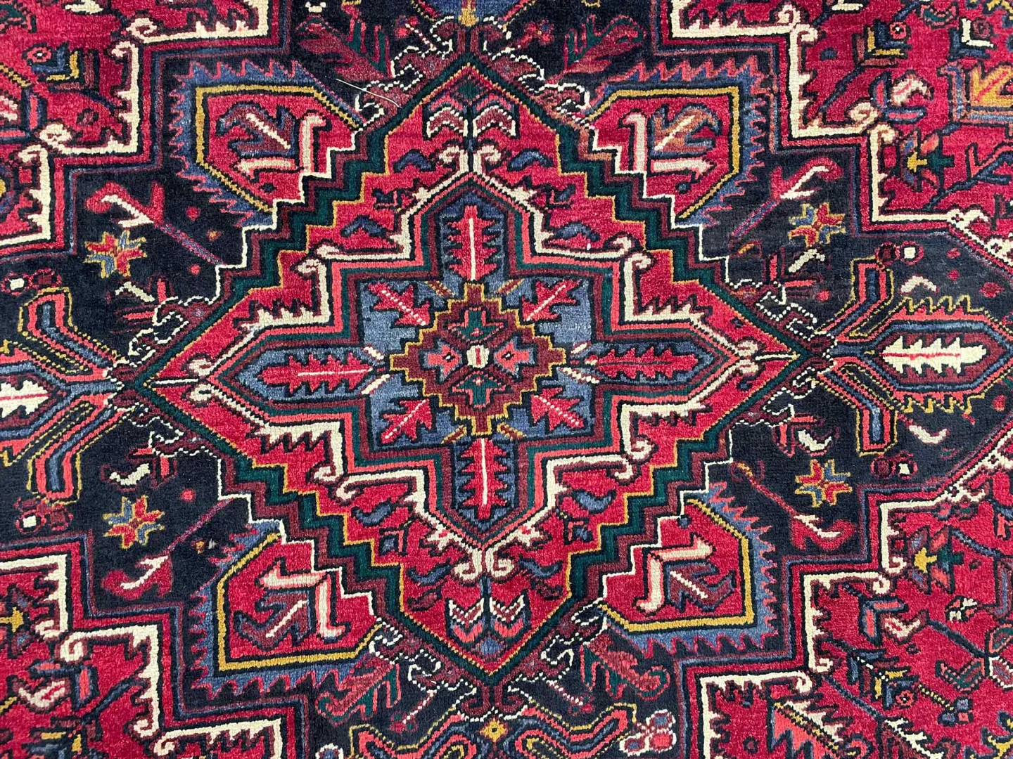 Perserteppich Heriz 302 x 220 cm Wolle handgeknüpft