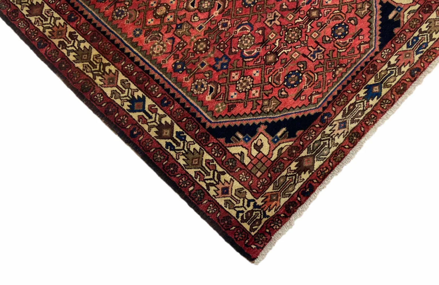 Perserteppich Hosseinabad 214 x 126 cm Wolle handgeknüpft