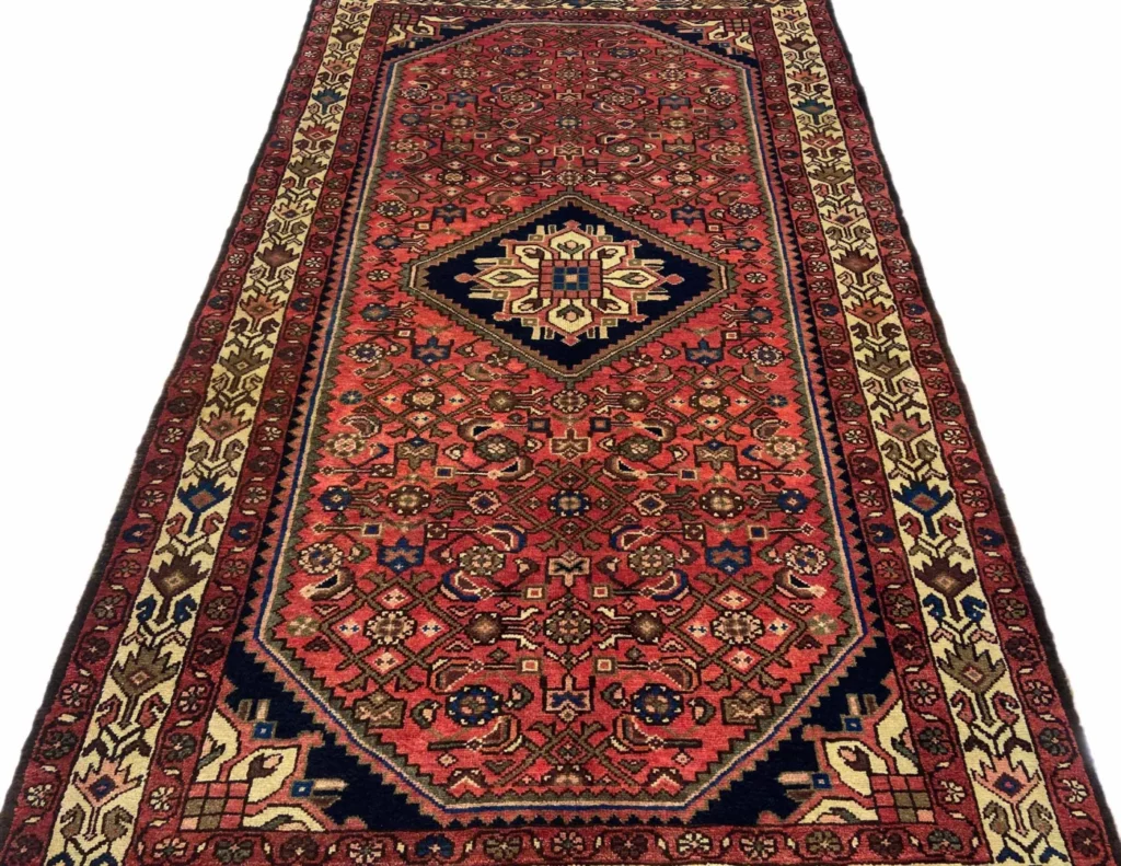 Perserteppich Hosseinabad 214 x 126 cm Wolle handgeknüpft