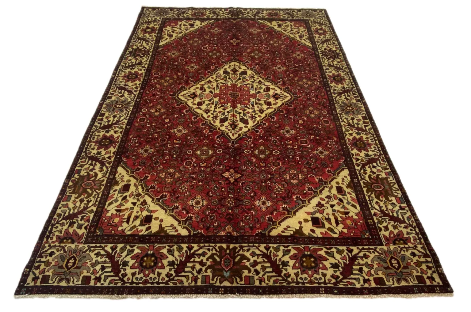 Perserteppich Hosseinabad 327 x 217 cm Wolle handgeknüpft