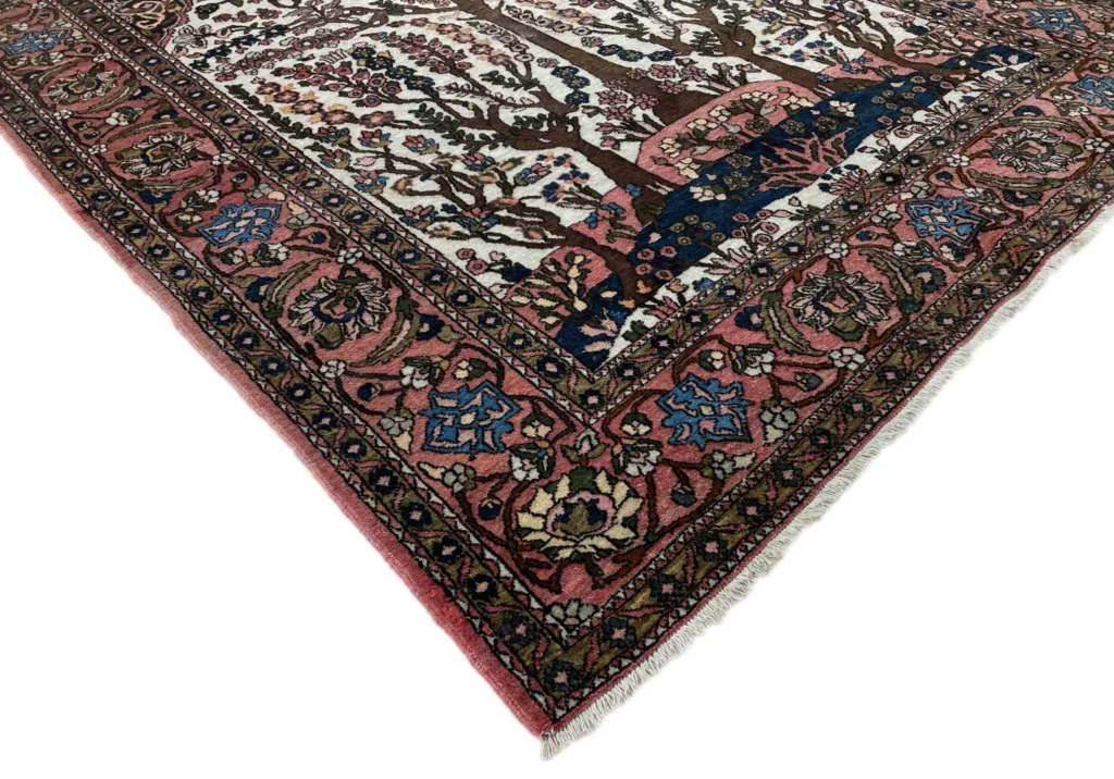 Perserteppich Isfahan 204 x 142 cm Wolle handgeknüpft