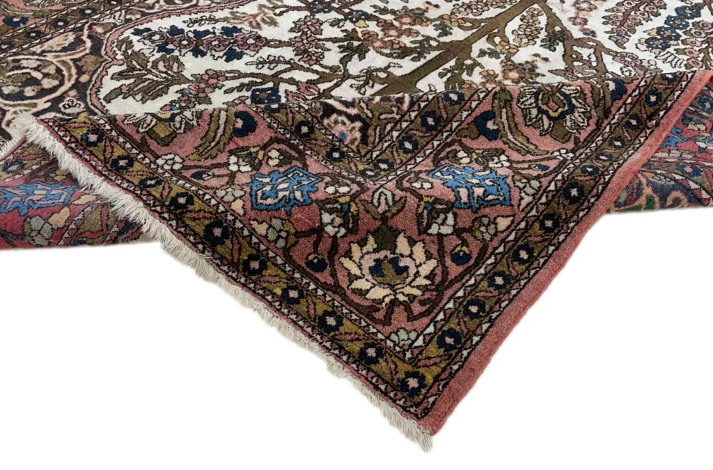 Perserteppich Isfahan 204 x 142 cm Wolle handgeknüpft