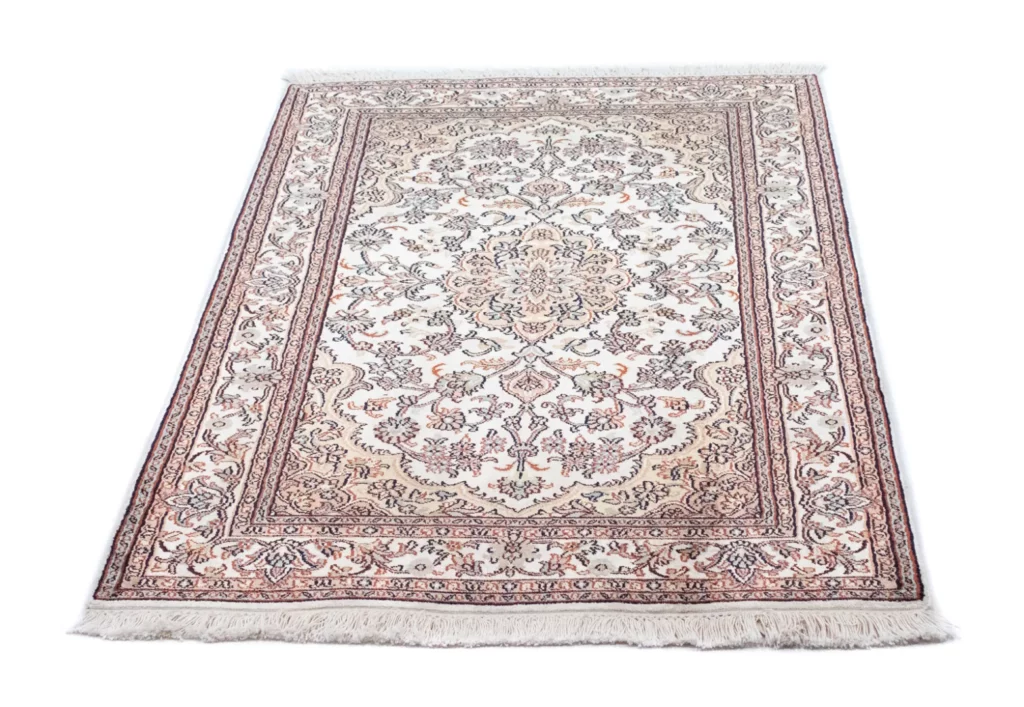 Orientteppich 125 x 80 cm Kaschmir-Seide handgeknüpft