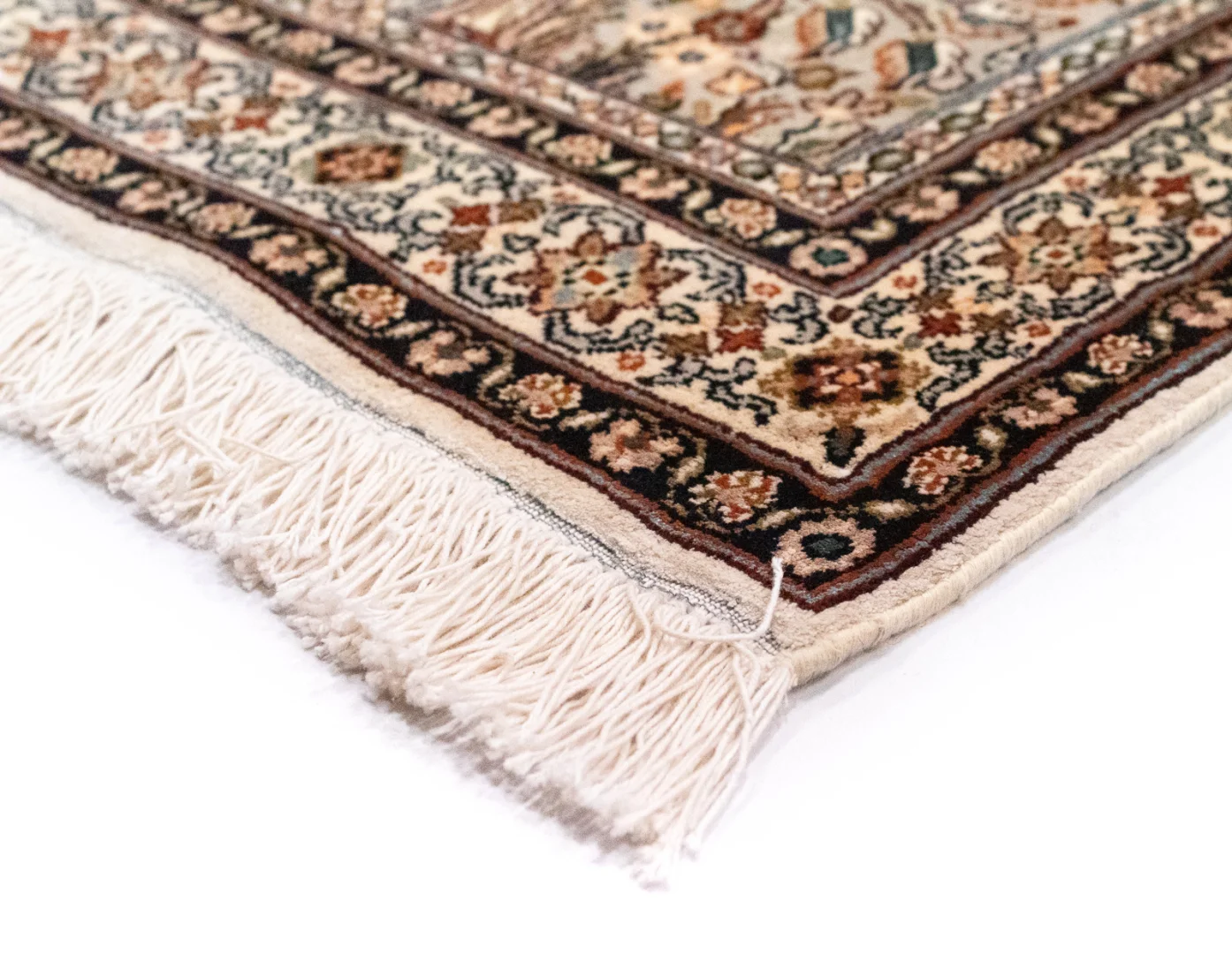 Orientteppich Nordindien 135 x 78 cm Kaschmir-Seide handgeknüpft