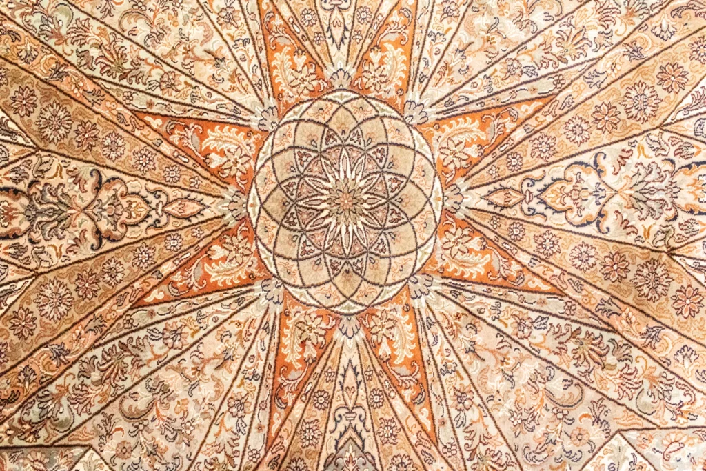 Orientteppich Nord Indien 279 x 185 cm handgeknüpft