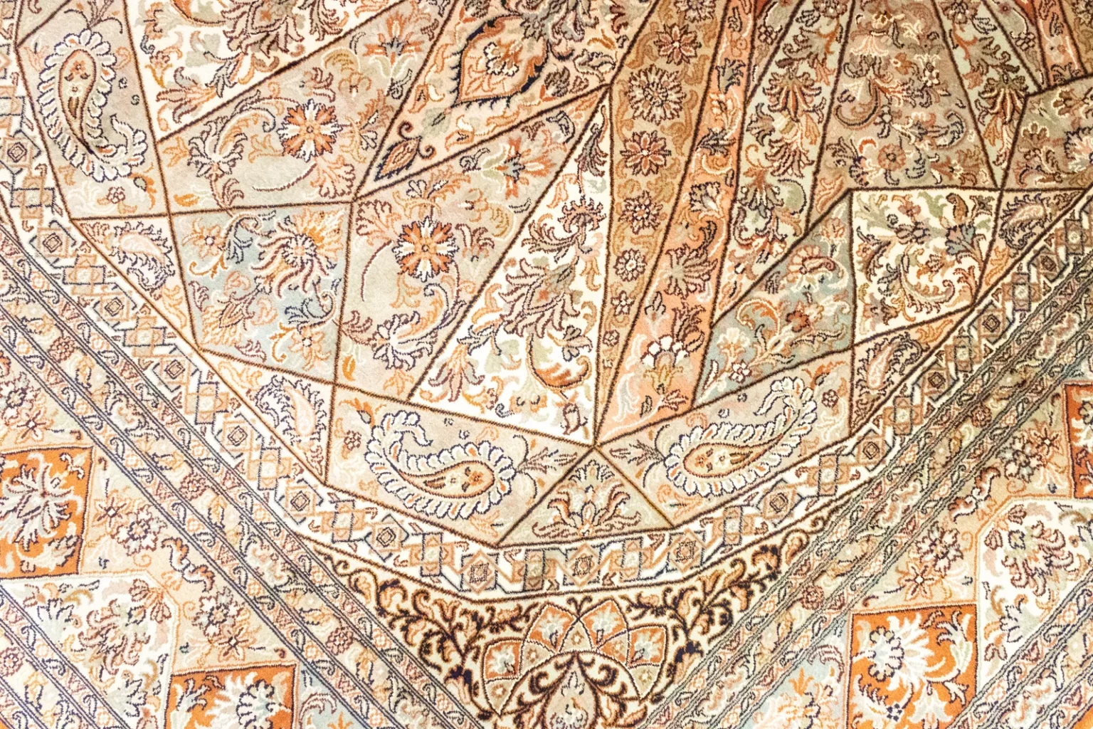Orientteppich Nord Indien 279 x 185 cm handgeknüpft