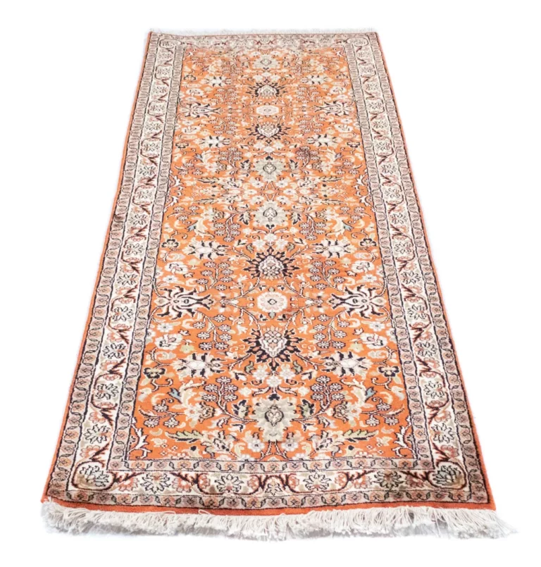 Orientteppich Nord Indien 177 x 61 cm Seide handgeknüpft