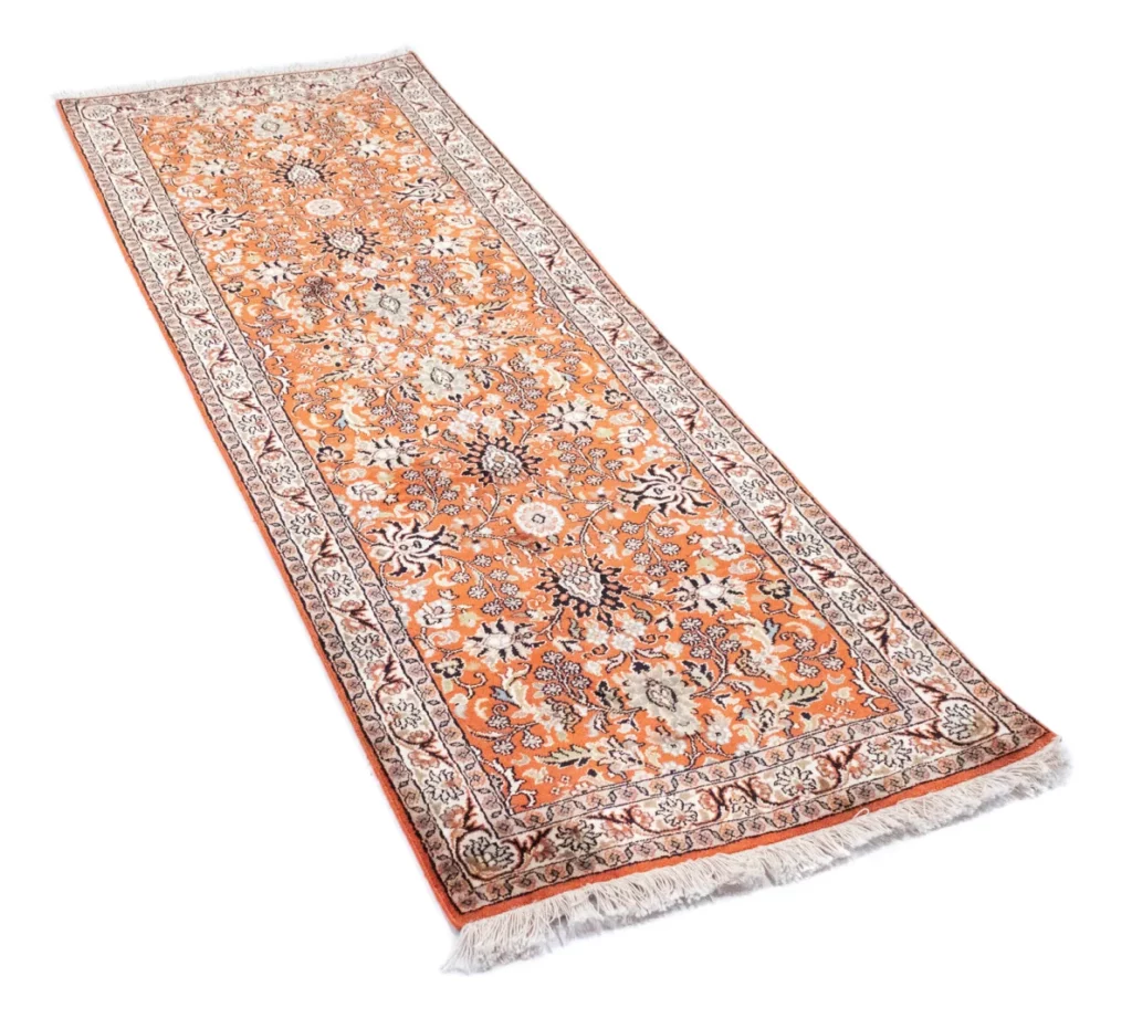 Orientteppich Nord Indien 177 x 61 cm Seide handgeknüpft
