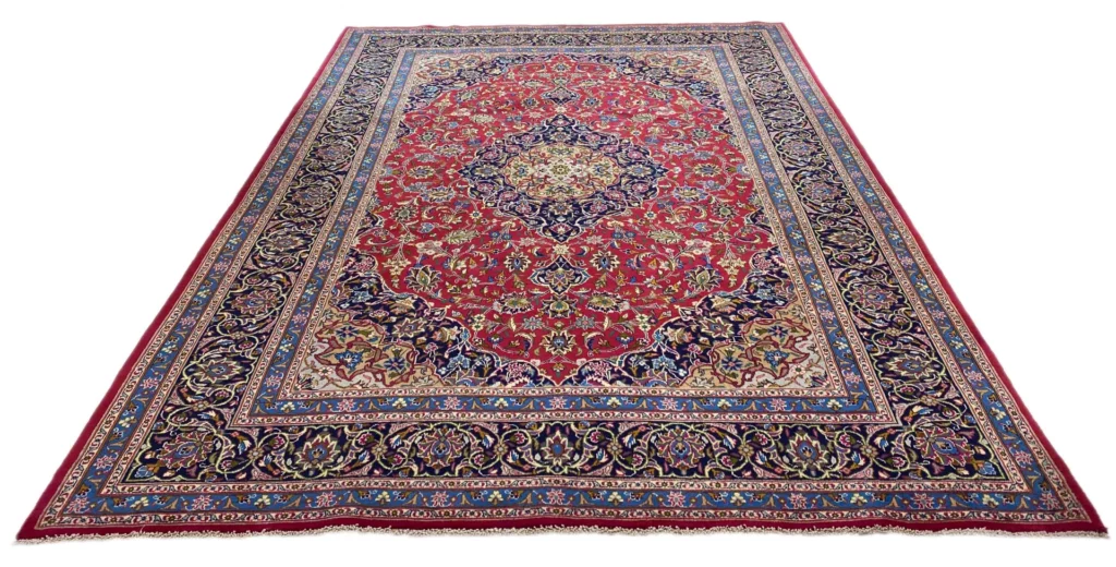 Perserteppich Kashmar 344 x 244 cm Wolle handgeknüpft