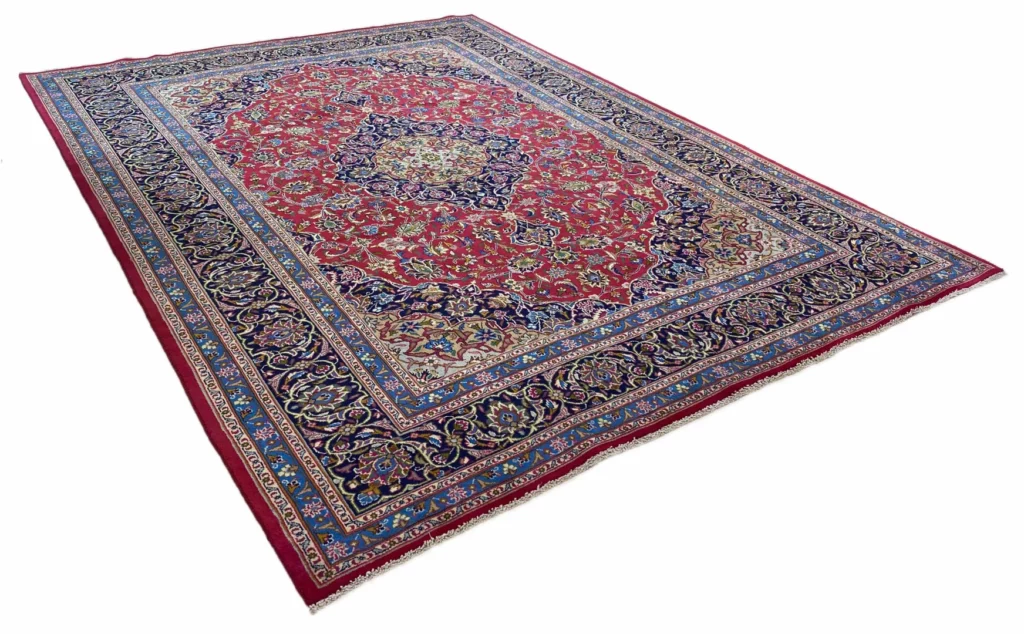 Perserteppich Kashmar 344 x 244 cm Wolle handgeknüpft