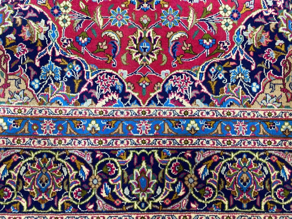 Perserteppich Kashmar 344 x 244 cm Wolle handgeknüpft