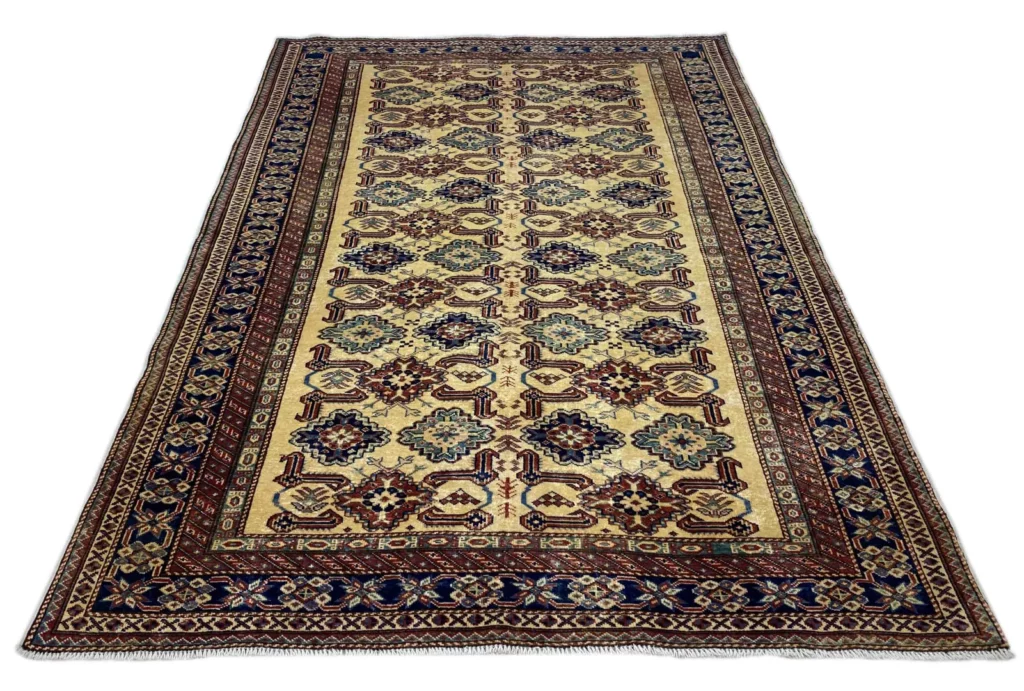Orientteppich Kazak 218 x 143 cm Wolle handgeknüpft