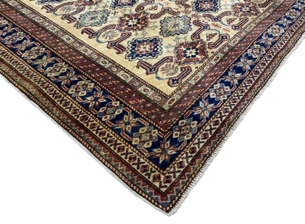 Orientteppich Kazak 218 x 143 cm Wolle handgeknüpft