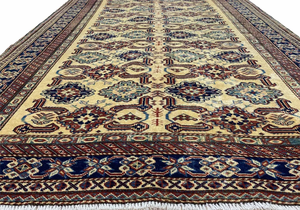 Orientteppich Kazak 218 x 143 cm Wolle handgeknüpft