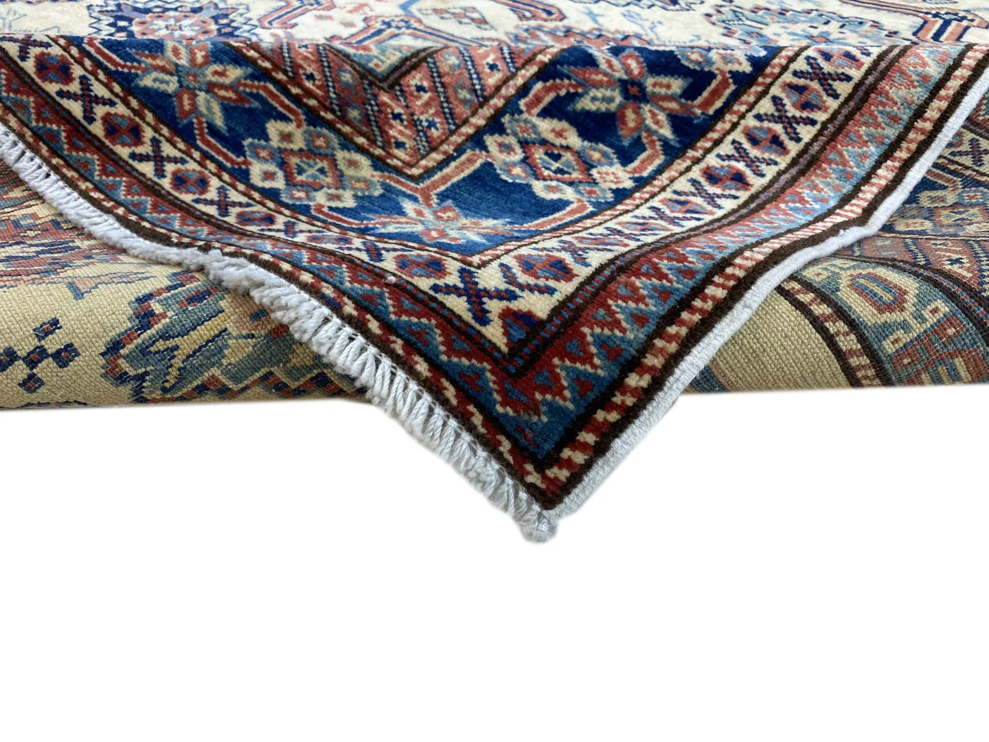 Orientteppich Kazak 218 x 143 cm Wolle handgeknüpft