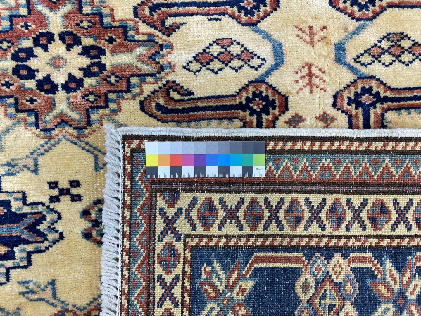 Orientteppich Kazak 218 x 143 cm Wolle handgeknüpft