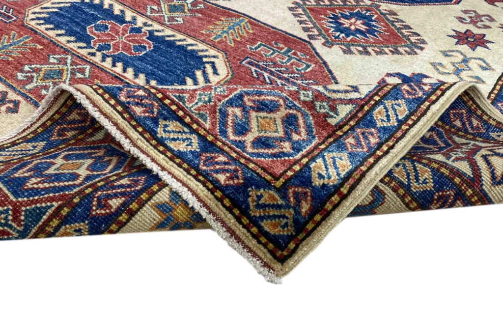 Orientteppich Kazak 224 x 167 cm Wolle handgeknüpft