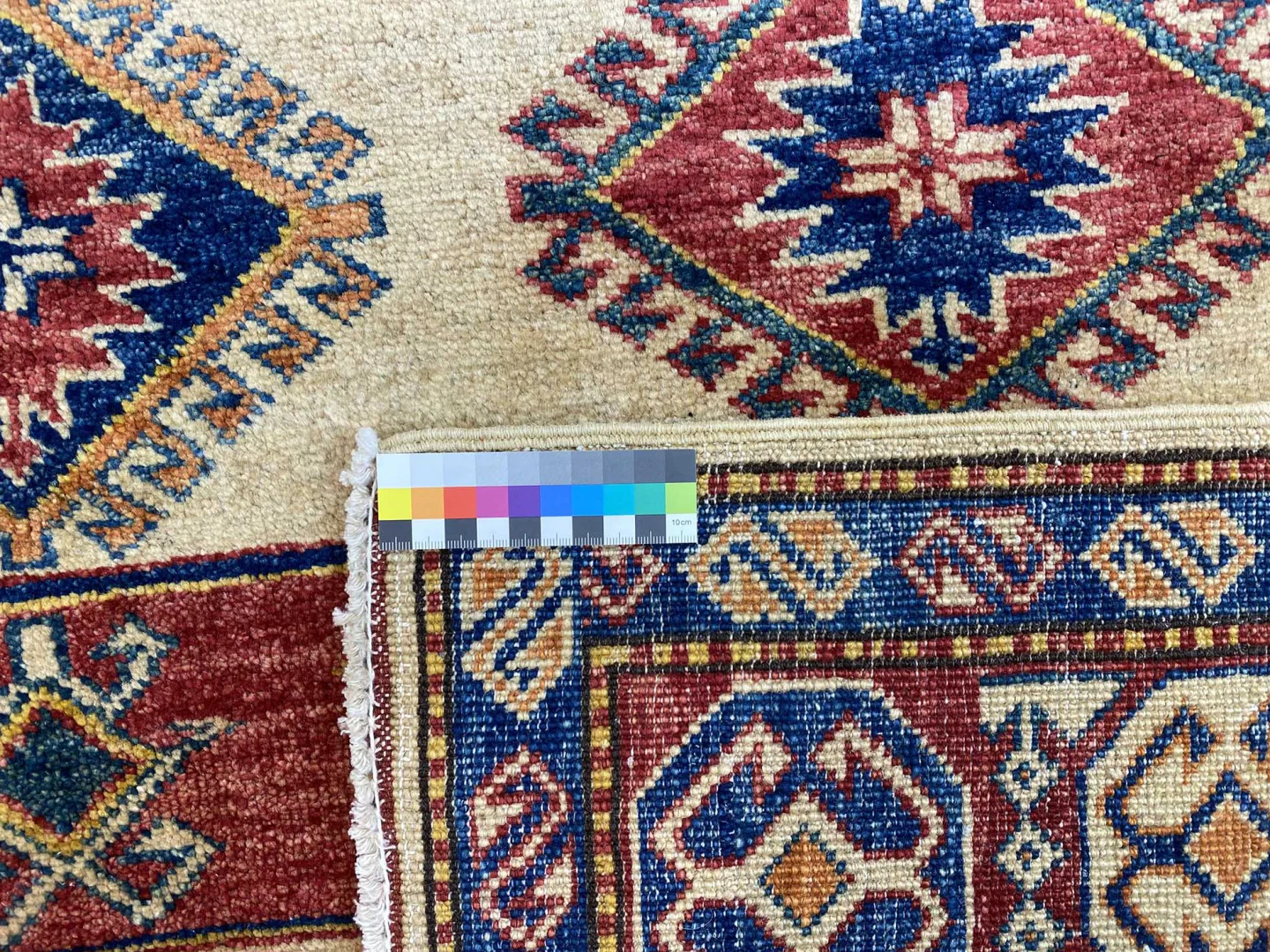 Orientteppich Kazak 224 x 167 cm Wolle handgeknüpft