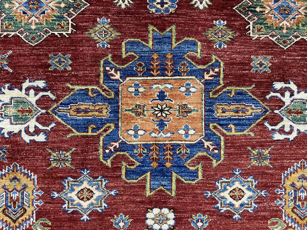 Orientteppich Kazak 267 x 185 cm Wolle handgeknüpft
