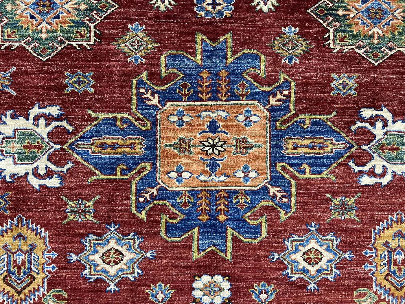 Orientteppich Kazak 267 x 185 cm Wolle handgeknüpft