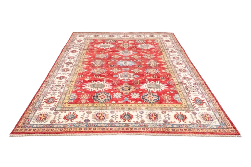 Orientteppich Kazak 271 x 188 cm Wolle handgeknüpft