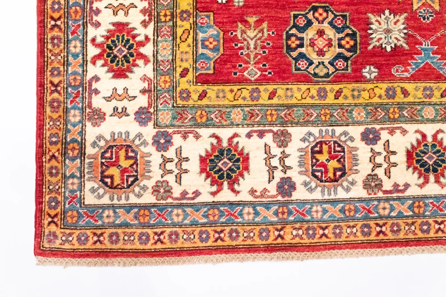 Orientteppich Kazak 271 x 188 cm Wolle handgeknüpft