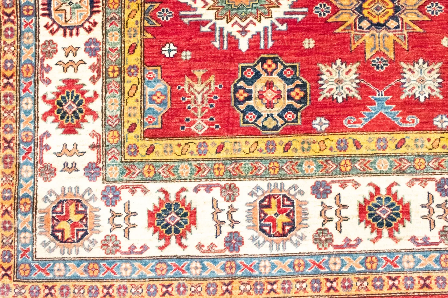 Orientteppich Kazak 271 x 188 cm Wolle handgeknüpft