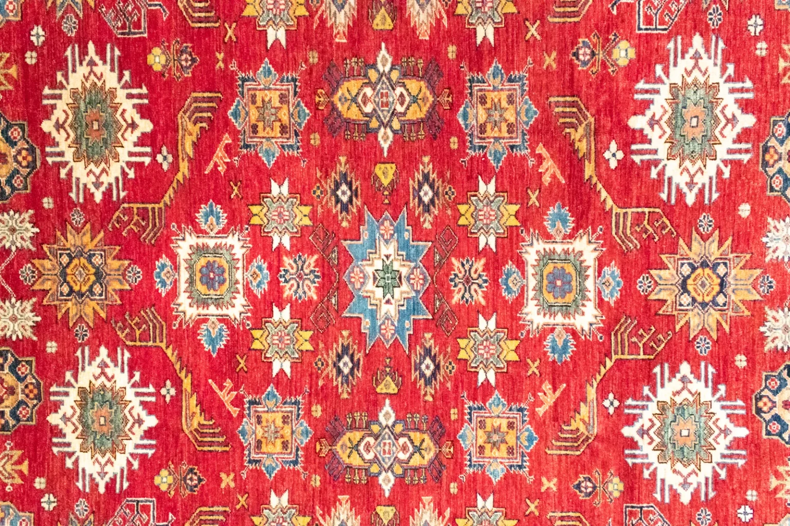 Orientteppich Kazak 271 x 188 cm Wolle handgeknüpft
