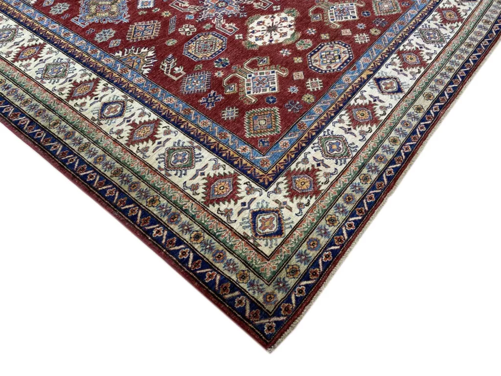 Orientteppich Kazak 297 x 209 cm Wolle handgeknüpft