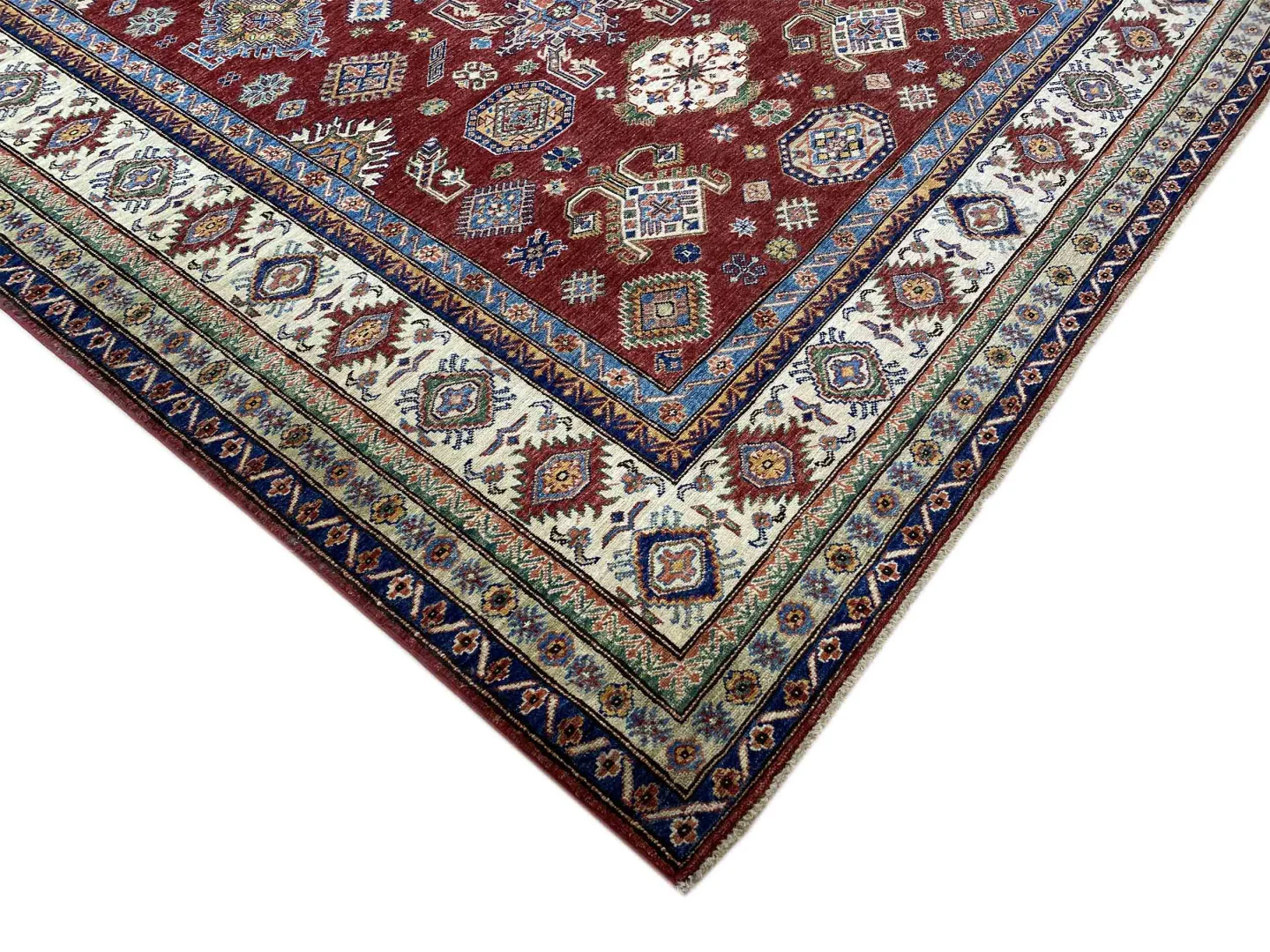 Orientteppich Kazak 297 x 209 cm Wolle handgeknüpft