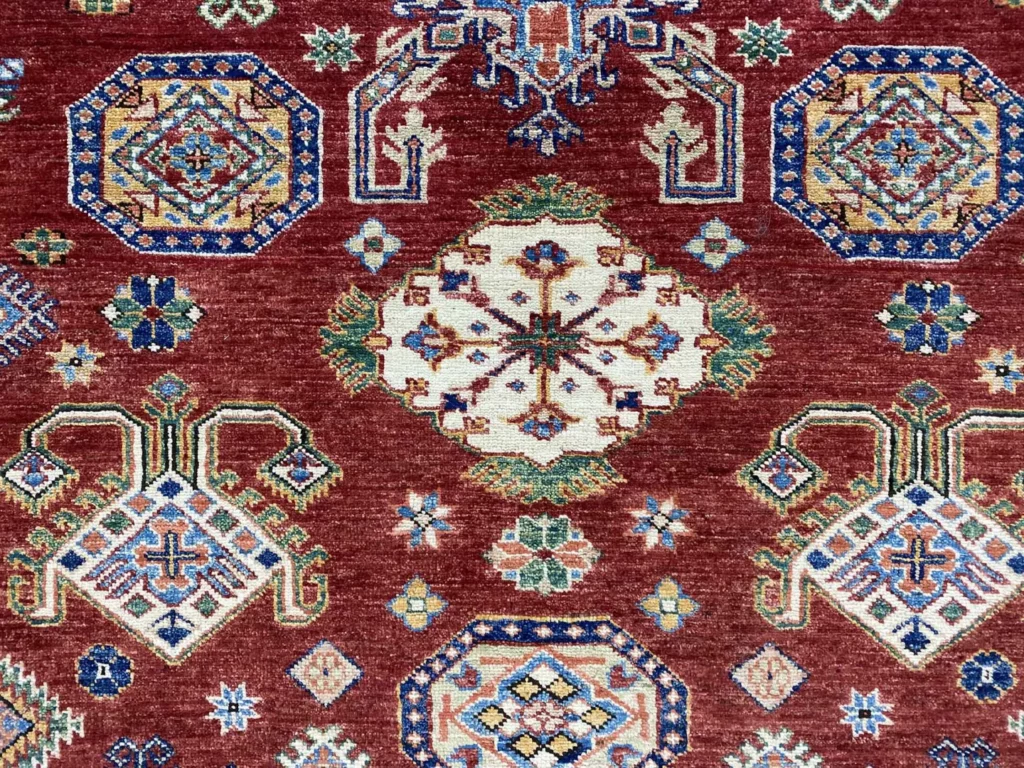Orientteppich Kazak 297 x 209 cm Wolle handgeknüpft