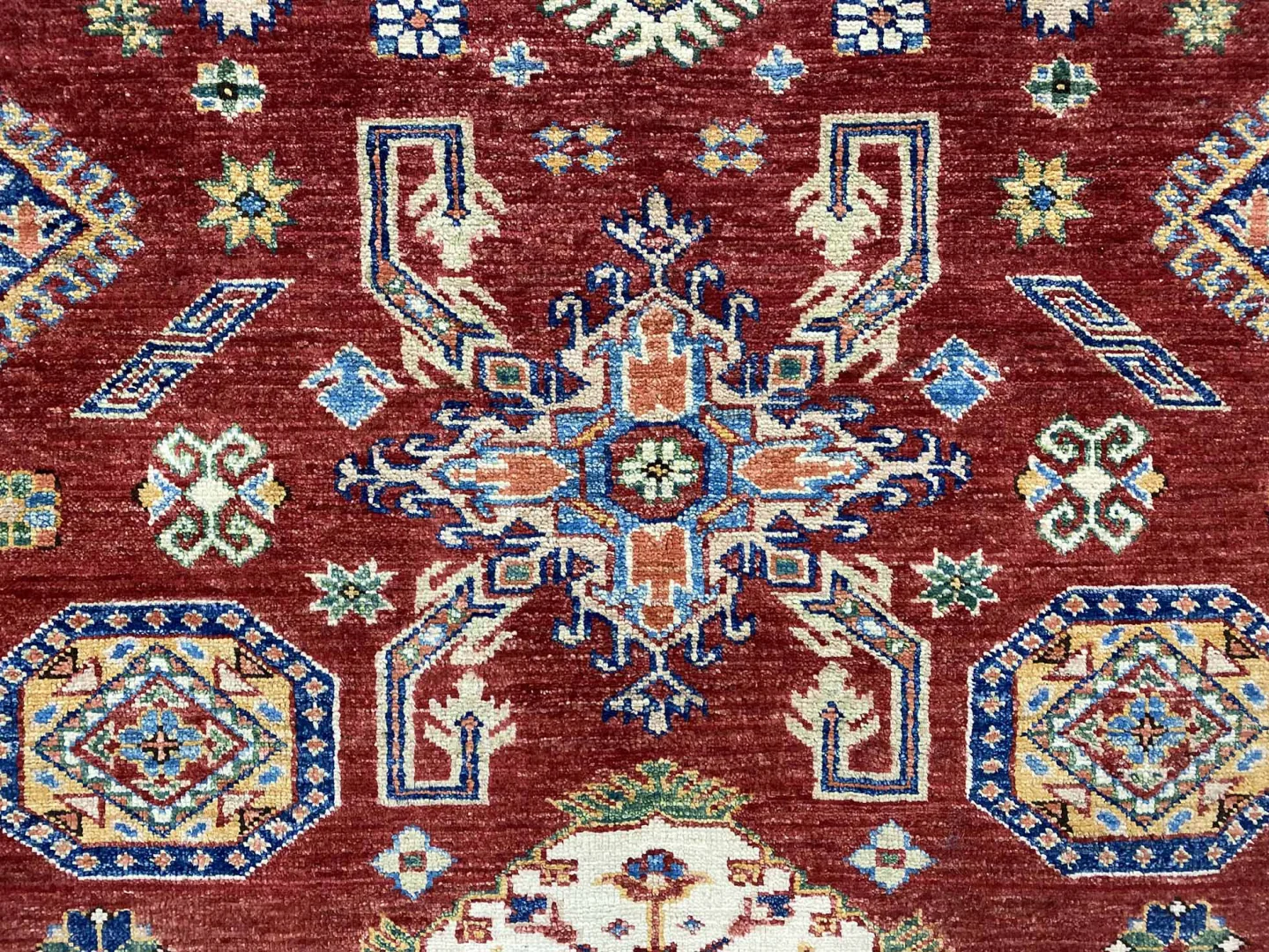Orientteppich Kazak 297 x 209 cm Wolle handgeknüpft