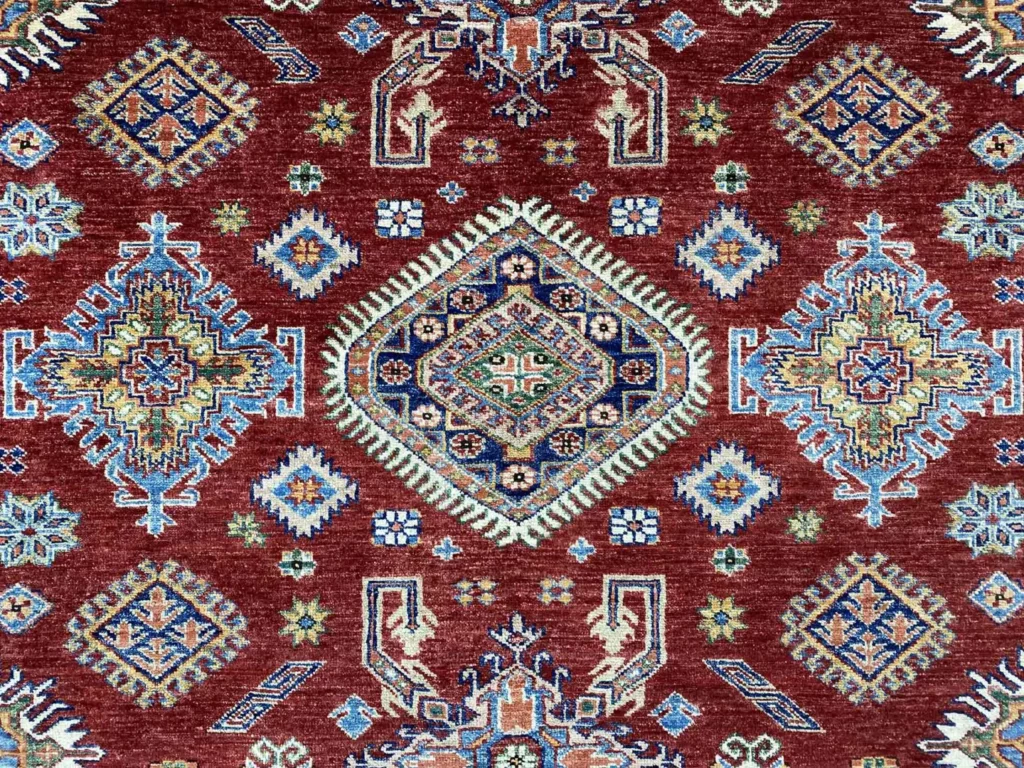 Orientteppich Kazak 297 x 209 cm Wolle handgeknüpft