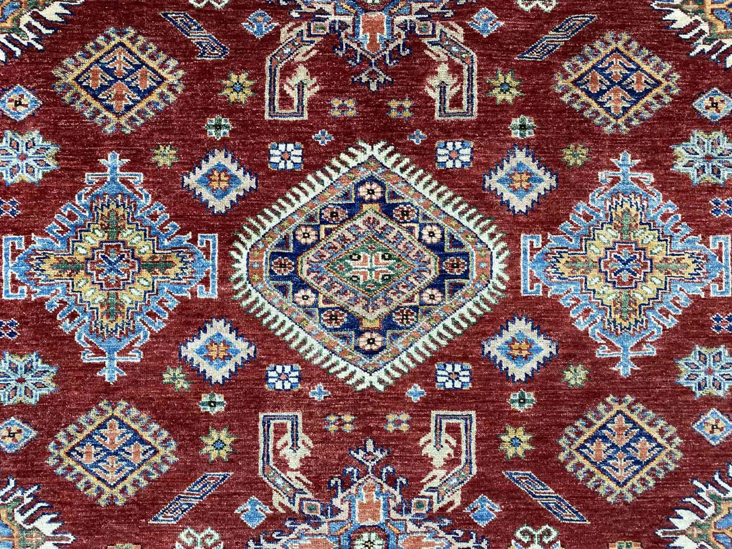 Orientteppich Kazak 297 x 209 cm Wolle handgeknüpft