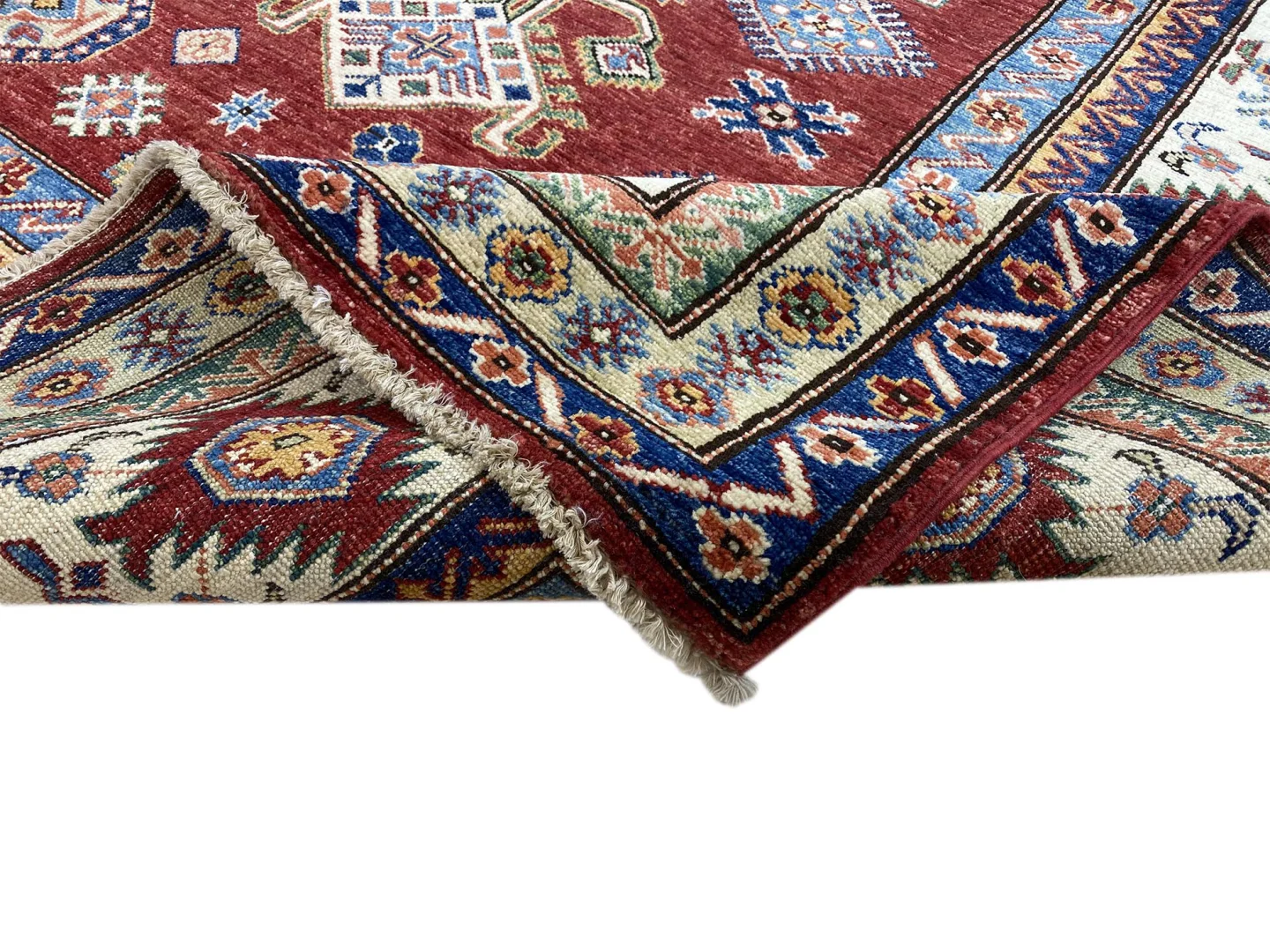 Orientteppich Kazak 297 x 209 cm Wolle handgeknüpft