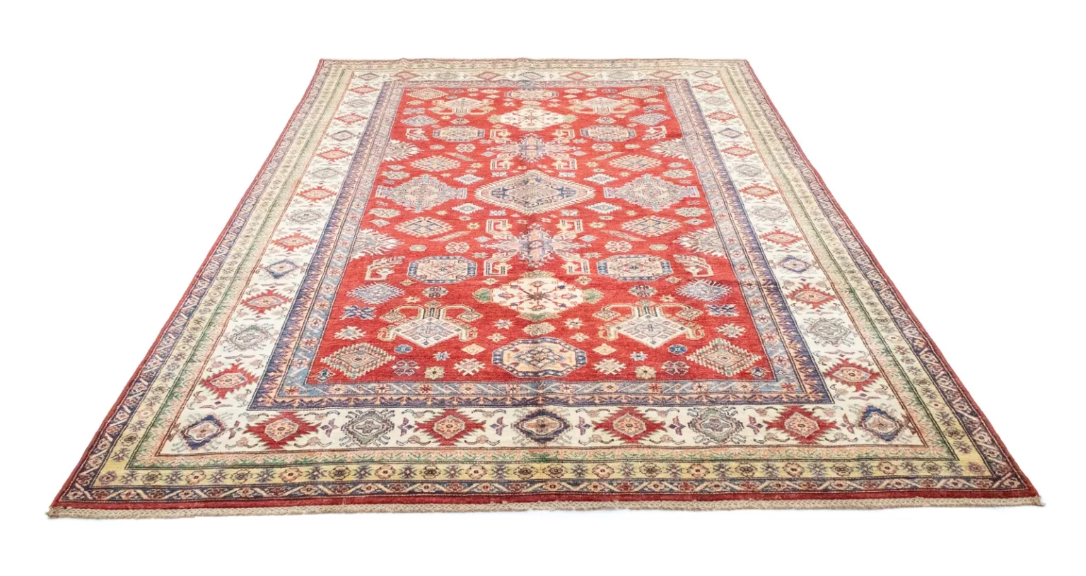 Orientteppich Kazak 300 x 206 cm Wolle handgeknüpft