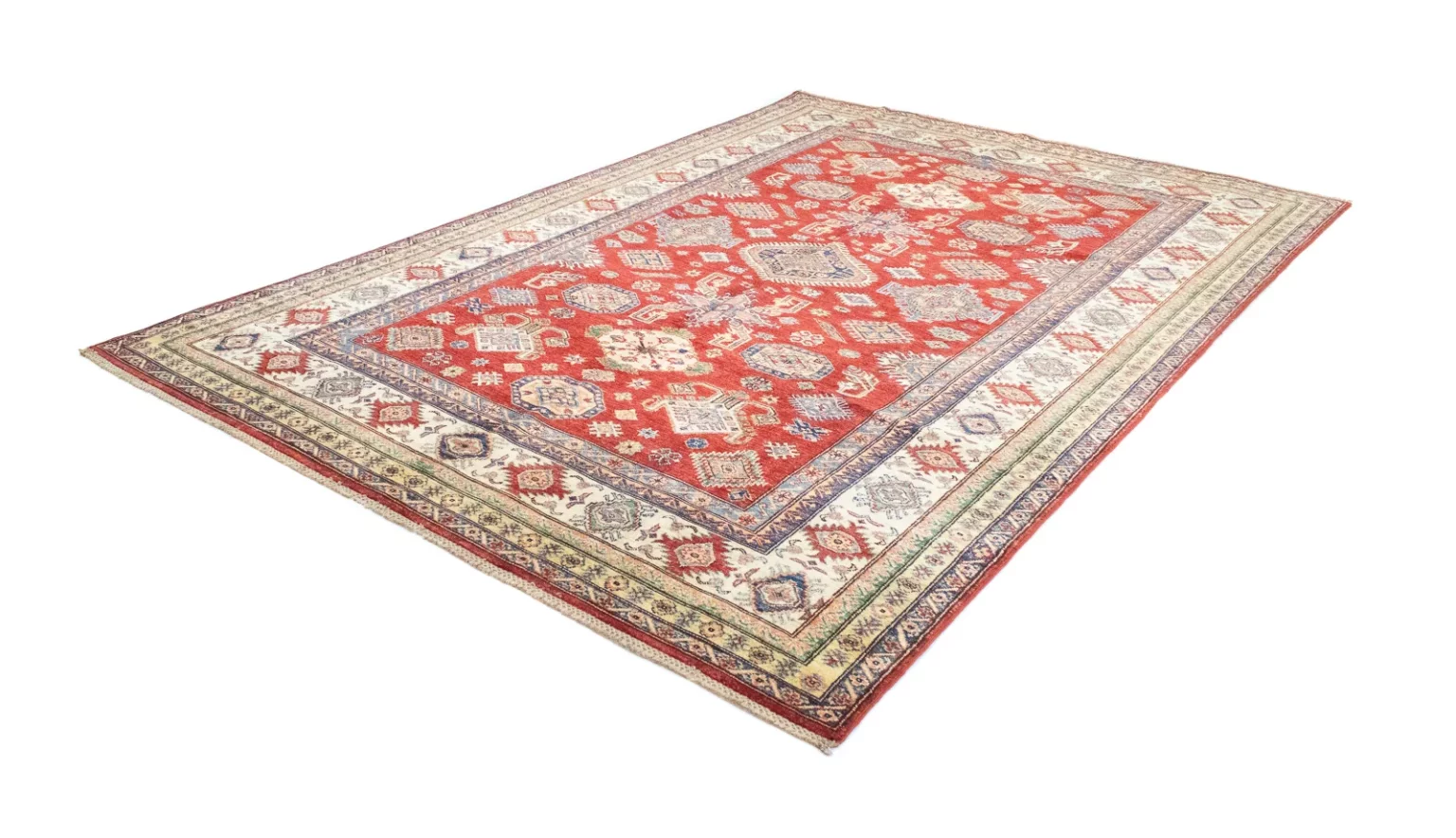 Orientteppich Kazak 300 x 206 cm Wolle handgeknüpft